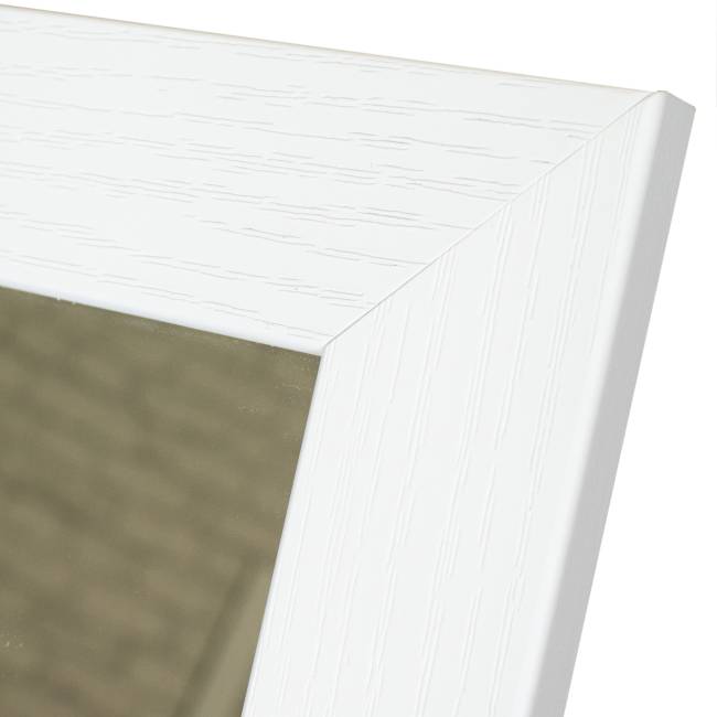 Зеркало настенное BeautyStyle 9 белый 138 см х 35 см