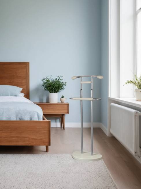 Вешалка костюмная ГАЛАНТ 333 металлик/слоновая кость