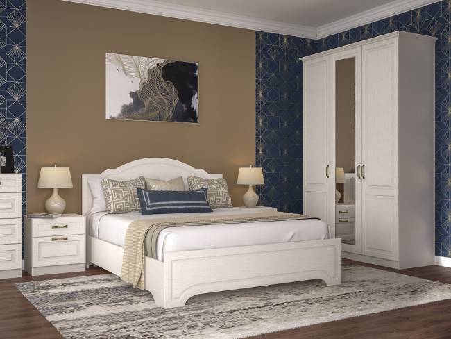 Комплект карнизов 1500 Ливерпуль цвет ясень ваниль Комплект карнизов 1500 Ливерпуль цвет ясень ваниль