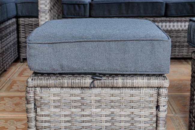 ZORRO серый комплект мебели из искусственного ротанга ZORRO серый комплект мебели из искусственного ротанга