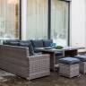 ZORRO серый комплект мебели из искусственного ротанга ZORRO серый комплект мебели из искусственного ротанга