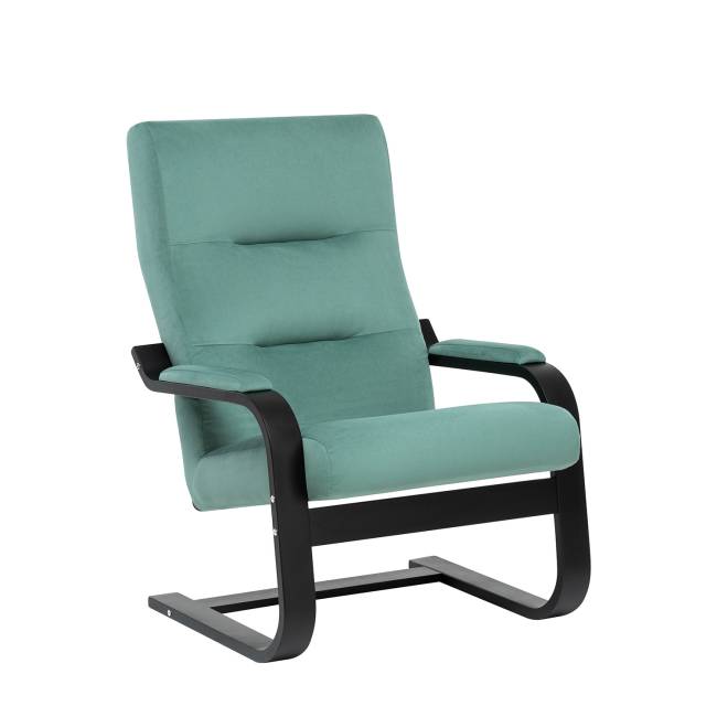 Кресло Leset Оскар Венге V43 зелёный