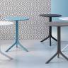 Стол пластиковый обеденный Spritz + Spritz Mini антрацит Ø605х400-765 мм