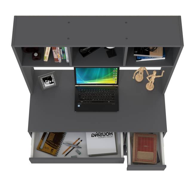 Компьютерный стол Комфорт 12.77F цвет тёмно-серый