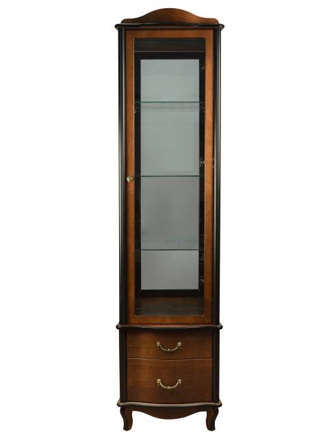 Шкаф-витрина Джульетта, орех Л