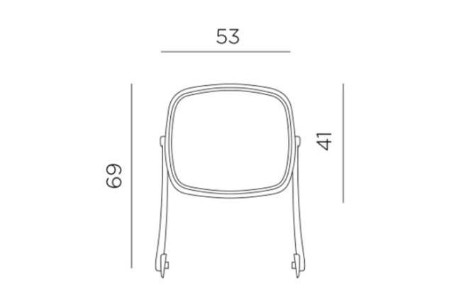 Козырек для шезлонга Nardi бело-синий