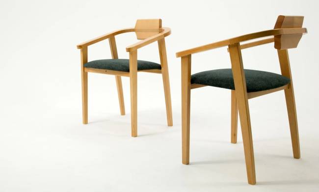 Стул-кресло Челси ПМ натур/зелёный