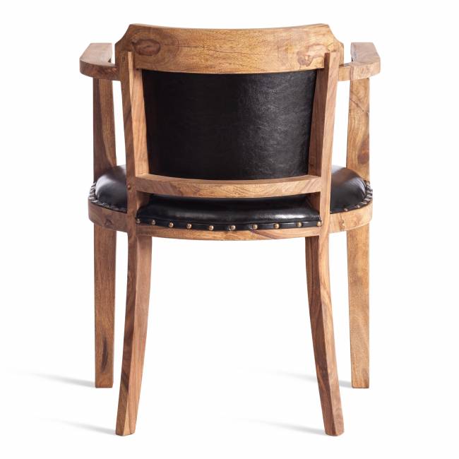 Кресло Бомбей (CW-6374) Нью/New массив палисандра, 60х53х84см, натуральный тонированный натуральный палисандр