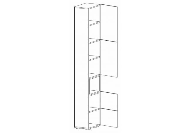 Лонгфорд белый / дуб вотан