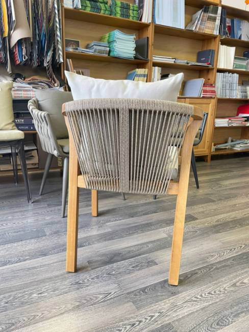 Кресло деревянное с подушками Pablito 660х580х740 мм