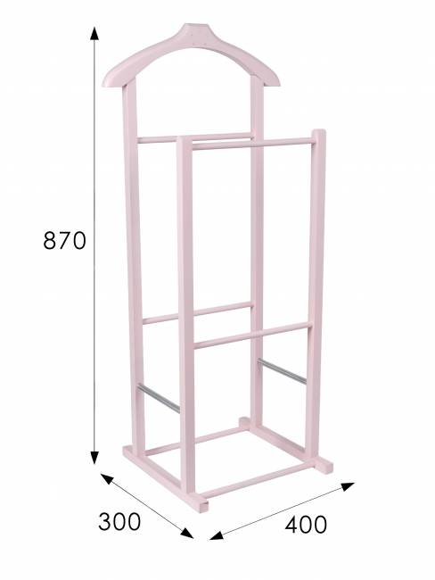 Вешалка костюмная детская В 28Н розовый