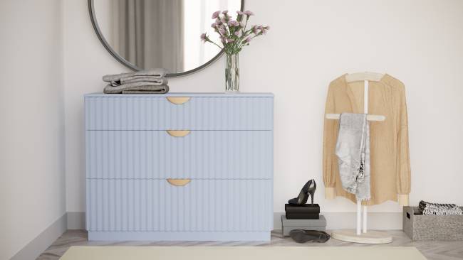 Вешалка Калифорния Напольная, дуб беленый/белый