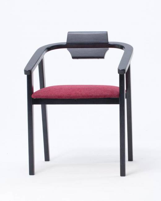 Стул-кресло Челси ПМ чёрный/красный