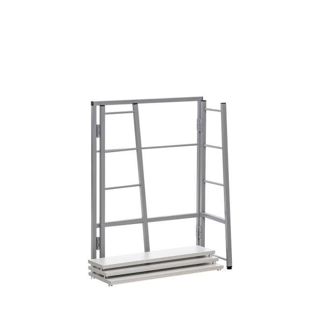 Стеллаж раскладной Leset Пако 800 трапеция Серый Стеллаж раскладной Leset Пако 800 трапеция Серый