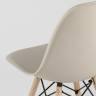 Стул Eames Style DSW бежевый x4 (разборный каркас)