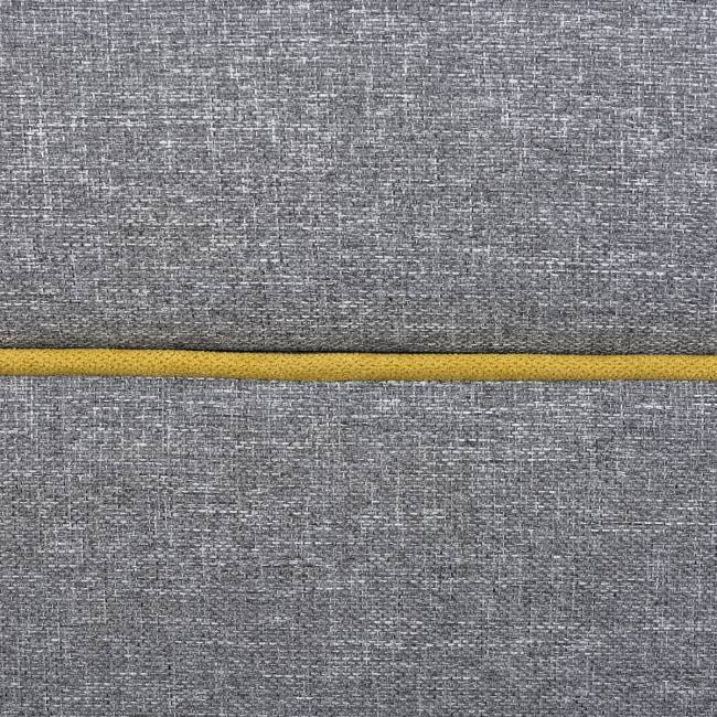 Альфа 11.20 Диванный блок ткань рогожка серая/горчичный