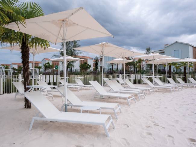 Зонт профессиональный 3х3 м Rimini Standard белый, слоновая кость 3000х3000 мм