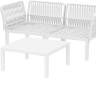 Комплект пластиковой мебели Portofino Lounge белый, бежевый