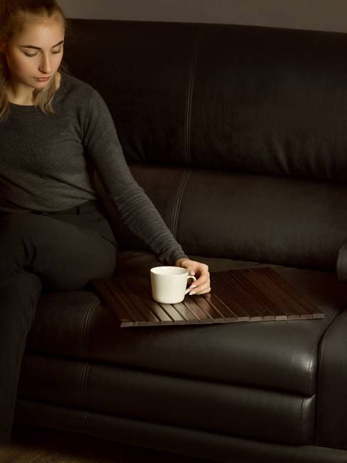 Накладка на диван П 7 венге