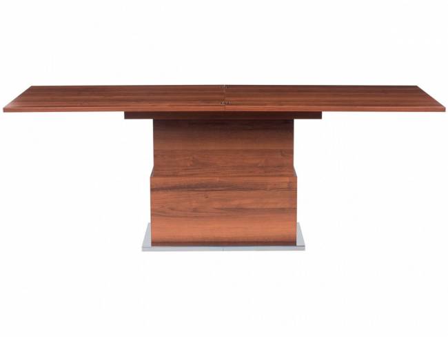 Стол-трансформер Левмар Slide D44/S79 миланский орех/ опоры нерж.сталь