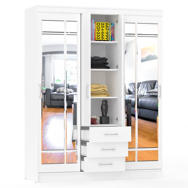 Шкаф-купе СВК-1700 цвет белый