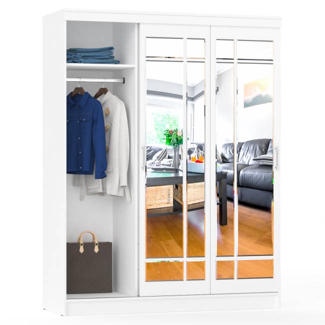 Шкаф-купе СВК-1700 цвет белый