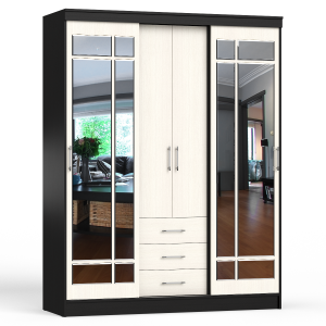 Шкаф-купе СВК-1700 цвет венге/дуб лоредо