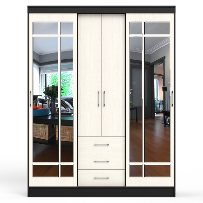 Шкаф-купе СВК-1700 цвет венге/дуб лоредо