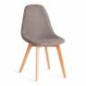 Стул CINDY SOFT (mod. C1021F1-1) / 1 шт. в упаковке фактурный велюр/дерево бук, 55 х 48 х 83 см, Серый LY1701-26 / натуральный Серый LY1701-26 / натуральный фактурный велюр/дерево бук