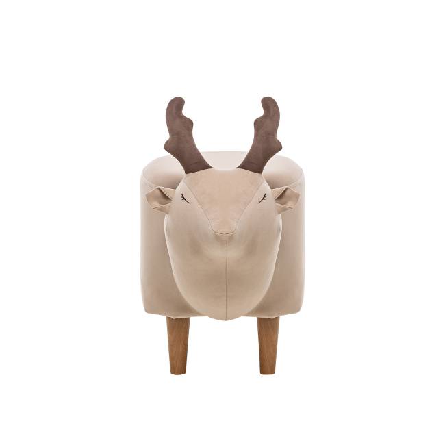 Пуф Leset Оленёнок V18 бежевый, компаньон V23 молочный шоколад Бук Пуф Leset Оленёнок V18 бежевый, компаньон V23 молочный шоколад Бук