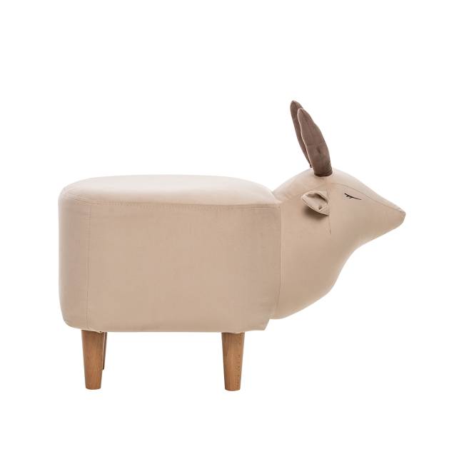 Пуф Leset Оленёнок V18 бежевый, компаньон V23 молочный шоколад Бук Пуф Leset Оленёнок V18 бежевый, компаньон V23 молочный шоколад Бук