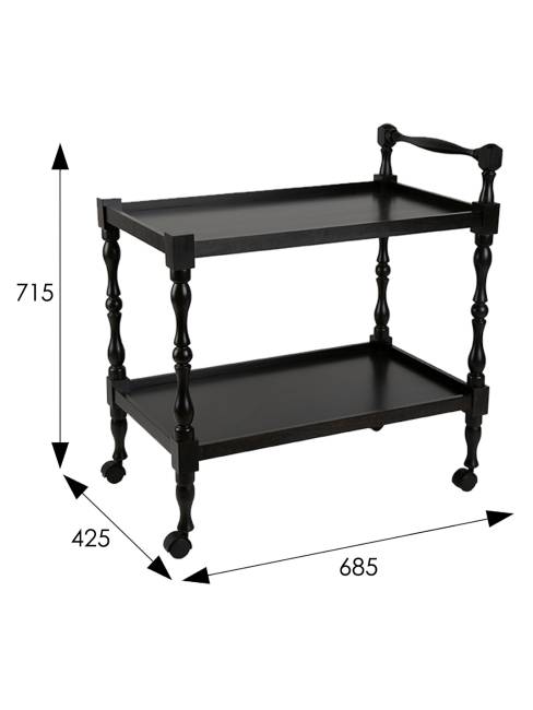 Стол сервировочный Бридж венге