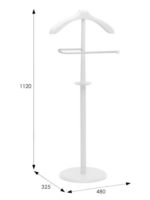 Вешалка костюмная В 25Н белый Вешалка костюмная В 25Н белый