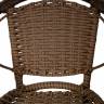Кресло Bali (Бали) из искусственного ротанга, орех