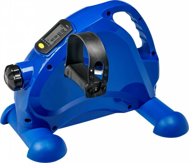 Мини велотренажер синий с рукояткой, Bradex Мини велотренажер синий с рукояткой, Bradex