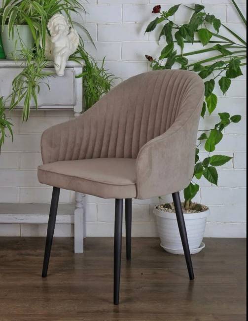 Стул ШЕЛЛ 360 град. поворот. B28 Темно-серый, велюр / черный каркас, М-City Стул ШЕЛЛ 360 град. поворот. B28 Темно-серый, велюр / черный каркас, М-City