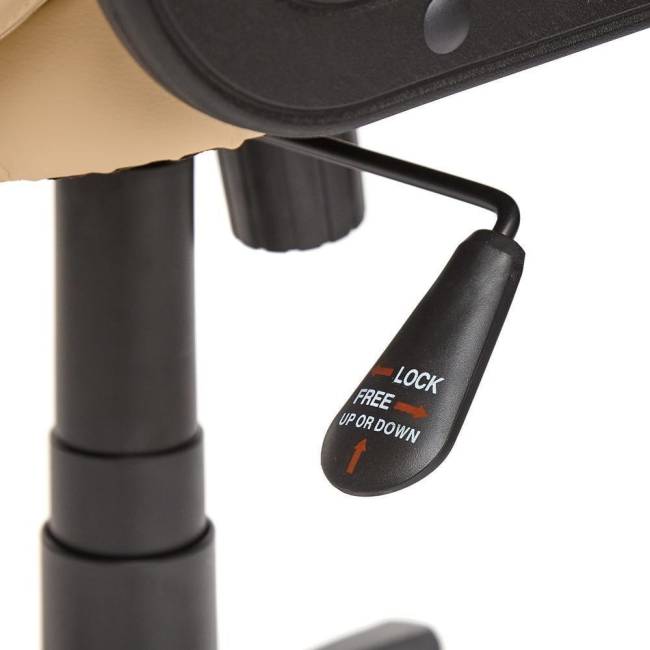 Кресло СН747 кож/зам, бежевый, 36-34 бежевый кож/зам