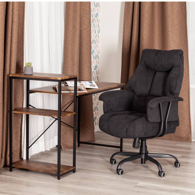 Кресло BROOKLYN ткань, черный черный ткань