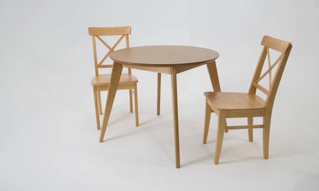 Стол Сканди К 100 натур со стульями Ингольф натур Стол Сканди К 100 натур со стульями Ингольф натур