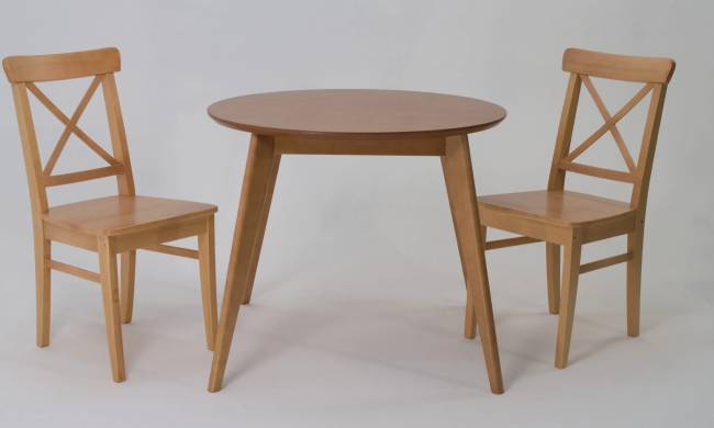 Стол Сканди К 100 натур со стульями Ингольф натур Стол Сканди К 100 натур со стульями Ингольф натур