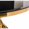Обеденная группа Аган black / gold