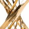 Обеденная группа Аган black / gold