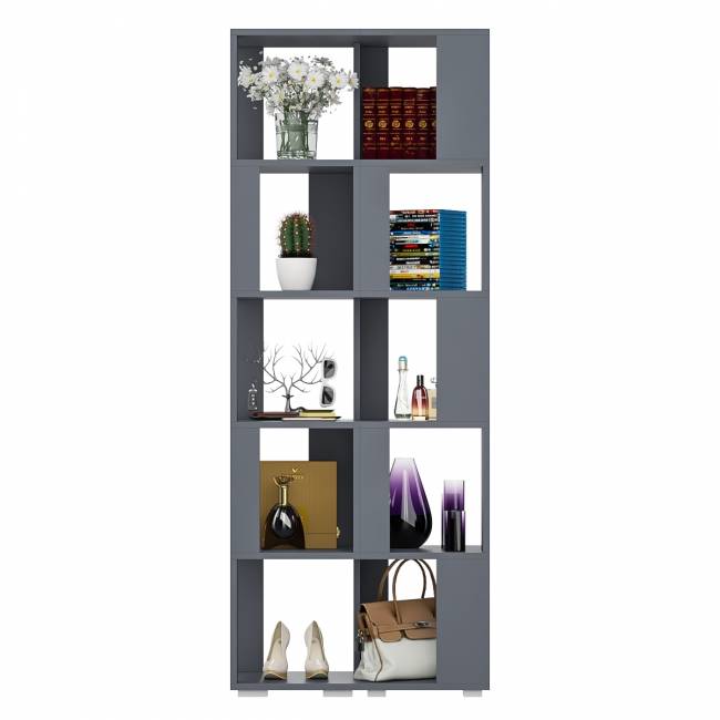 Комплект их 2-х стеллажей цвет графит Комплект их 2-х стеллажей цвет графит