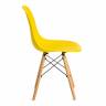 Стул CINDY (EAMES) (mod. 001) / 1 шт. в упаковке дерево бук/металл/сиденье пластик, 51x46x82.5см, желтый/yellow желтый/yellow дерево бук/металл/сиденье пластик