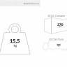 Стол пластиковый складной Sky Folding Table Ø60 белый Ø600х740 мм