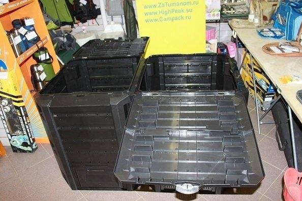 Компостер садовый 800 л MODULE IKSM800C-S411 черный