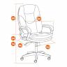 Кресло Комфорт Лт/Comfort Lt (22) кож/зам, коричневый, 36-36 коричневый кож/зам
