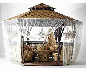 Сетка москитная к беседке "Грация L" беж
