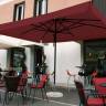 Зонт профессиональный 3х3 м Napoli Standard антрацит, бордовый 3000х3000 мм