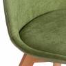 Стул TULIP SOFT (mod. 053V) / 1 шт. в упаковке дерево/пластик/ткань, 49,5 x 54,5 x 84 см, Зеленый (Green) LY1701-7 Зеленый (Green) LY1701-7 дерево/пластик/ткань
